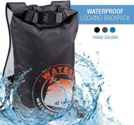 waterseals locking backpack + waterproof bag for women & men | ripstop material & anti-theft lock | protect wallet, iphone or valuables at beach, pool, skiing, camping logo