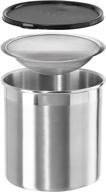 stainless steel oggi cooking grease container - 4 quart logo