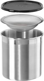 img 4 attached to Stainless Steel OGGI Cooking Grease Container - 4 Quart