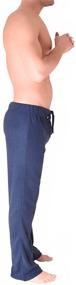 img 3 attached to Cherokee Mens Fleece Pant Navy Men's Clothing