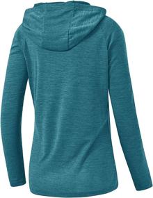 img 3 attached to 👕 Ultimate Sun Protection: TBMPOY Women's UPF 50+ Hoodie Shirt for Fishing, Hiking, and Outdoor Activities