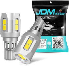 img 4 attached to 🔆 Повышение видимости с JDM ASTAR 5GS Высокопроизводительные 1:1 Дизайн ярких белых LED-ламп для фонарей заднего хода