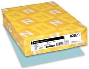 img 4 attached to Neenah Paper Wausau Vellum Bristol Cardstock, 67 lb, 8.5 x 11 Inches, Pastel Blue – 250 Sheets (82321): High-Quality Cardstock for Versatile Crafting and Printing Projects