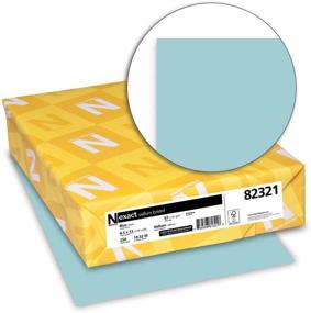 img 3 attached to Neenah Paper Wausau Vellum Bristol Cardstock, 67 lb, 8.5 x 11 Inches, Pastel Blue – 250 Sheets (82321): High-Quality Cardstock for Versatile Crafting and Printing Projects