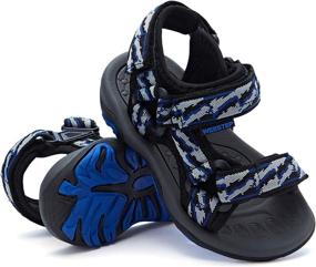 img 4 attached to Weestep Toddler Little Adjustable Sandal Boys' Shoes : Sandals