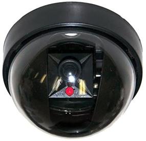 img 1 attached to Cost-Effective CCTV Simulated Dome Camera: VideoSecu Imitation Dummy Security Camera with Flashing LED Light 3PZ