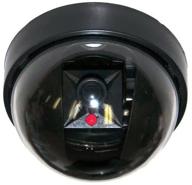 cost-effective cctv simulated dome camera: videosecu imitation dummy security camera with flashing led light 3pz logo