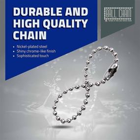 img 2 attached to 🔗 Industrial Hardware: Nickel Plated Ball Chain Spool - Optimize your search!