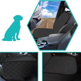 img 1 attached to 🐾 Femuar Pet Front Seat Cover - Waterproof, Heavy Duty, Nonslip & Scratchproof - Fits Most Cars, Trucks & SUVs