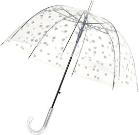 img 4 attached to SMATI Stick Clear Umbrella Windproof Umbrellas