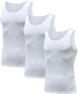 hibety compression baselayer sleeveless 3-pack - white large logo