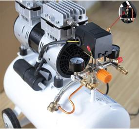 img 1 attached to Secbolt Horizontal Air Compressor Pressure Switch Control Valve 90-120 PSI - Efficient Manifold Regulator Gauges