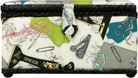 img 2 attached to SINGER 07281 Vintage Sewing Basket Including Essential Sewing Kit Accessories
