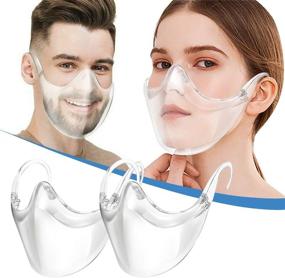 img 4 attached to PCS】Clarity Face_Shield Face_Masks Transparent Comfortable