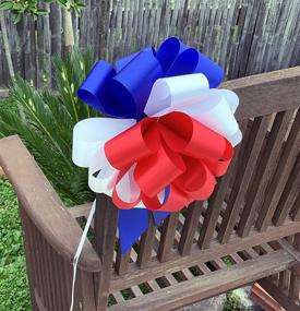 img 3 attached to Red White Blue Pull Bows