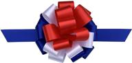 red white blue pull bows logo