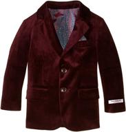 👦 boys' isaac mizrahi little velvet blazer – suits & sport coats logo
