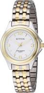 sutton by armitron women's 2-tone expansion band watch su/1010wttt logo