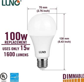 img 2 attached to LUNO Dimmable Medium Industrial Electrical Lighting Components: Equivalent Lumens for Enhanced SEO