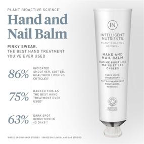 img 3 attached to Revitalize Dry and Cracked Hands with Intelligent Nutrients Hand and Nail Balm - A Unisex Cream (1.9oz)