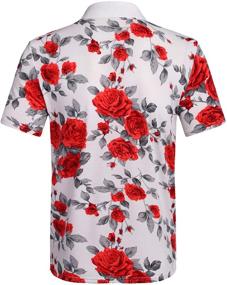 img 3 attached to URRU Floral Flower Natural T Shirt Men's Clothing for Shirts