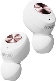 img 3 attached to 🎧 Sudio Tolv White True Wireless Earbuds - Auto Pairing, Compact Charging Case, 35-hour Play Time, iOS and Android Compatible