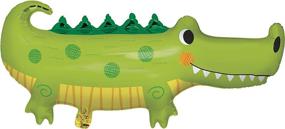 img 3 attached to 🐊 Alligator Birthday Party Mylar Balloon, 1 count