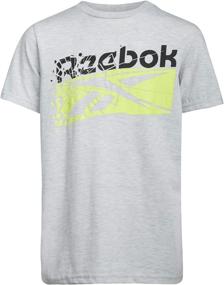 img 1 attached to 👕 Reebok Kids Short Sleeve Athletic Graphic T-Shirt (2 Pack)