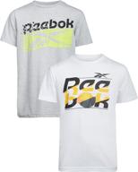 👕 reebok kids short sleeve athletic graphic t-shirt (2 pack) logo