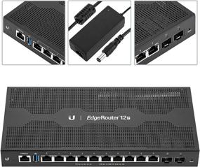 img 3 attached to 🔌 Ubiquiti Networks ER-12P: Powerful 10-Port Gigabit Router with PoE Support and SFP Ports