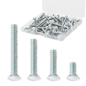 img 4 attached to 🔩 Versatile 100-Pack Wall Plate Screws: Taezn Outlet Cover Screws with 4 Length Sizes, Ideal Replacement for Switches, Light Plates & Wall Outlets - White Screws Included