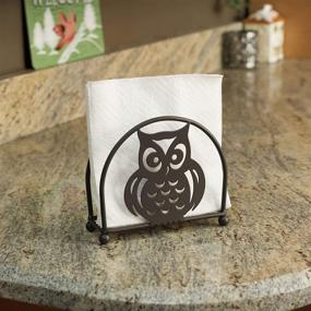 img 2 attached to Enhance Your Dining Décor with the Home Basics Bronze Napkin Holder