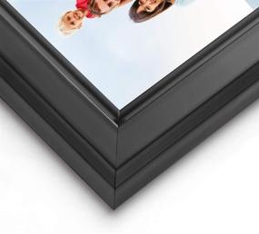 img 1 attached to 🖼️ LaVie Home 4x6 Picture Frames (1 Pack, Black) - High Definition Glass Wall Mount & Table Top Display | Simple Design Photo Frame