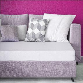 img 4 attached to 🛏️ Enhance Comfort with Classic Brands 4.5-Inch Memory Foam Sleeper Sofa Mattress