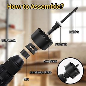 img 2 attached to Holesaw Include Mandrels Installation Durable