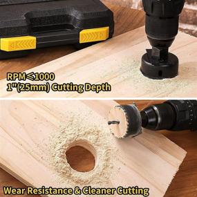 img 1 attached to Holesaw Include Mandrels Installation Durable