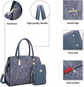 img 1 attached to Handbags Shoulder Satchel Leather Crossbody 2