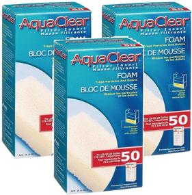 img 1 attached to 🔵 Premium 3-Pack AquaClear 50 Foam Filter for Optimal Filtration