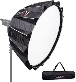 img 4 attached to 🔅 Aputure Light Dome II 35 Inch Deep Octagon Softbox for Aputure 120D Mark 2 300D II 300X 120D 120T & Bowen-S Mount Lights: Enhanced Illumination