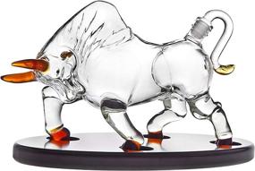 img 2 attached to Premium Wooden Animal Whiskey Decanter: Ideal Display for Food Service Equipment & Supplies