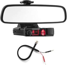 img 3 attached to 🔌 Mirror Mount Bracket + Mirror Wire Power Cord - Radar Mount for Valentine V1 Radar Detector