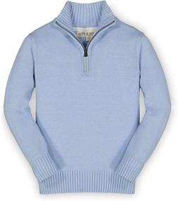 img 4 attached to Stylish and Cozy: Hope Henry Sleeve Pullover Sweater for Boys' Clothing
