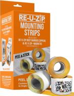 🔧 easy mounting solution: re-u-zip dust barrier entry mounting strips, 3 pack logo