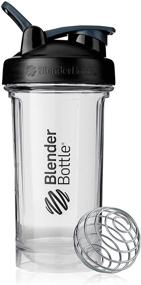 img 4 attached to 🍶 Pro Series BlenderBottle Shaker Bottle - Ideal for Protein Shakes and Pre Workout - 24-Ounce - Black/Clear