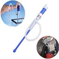 portable battery-operated liquid transfer pump for housewives | bendable suction tube | electric fuel siphon pump for efficient transfers logo