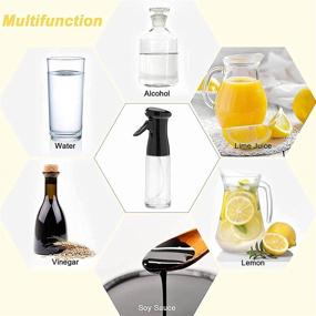 img 3 attached to 🥗 Convenient and Versatile Olive Oil Spray Bottle for Healthy Cooking: 210ml Portable Dispenser for Air Fryer, Kitchen, Salad, Baking, and BBQ