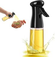 🥗 convenient and versatile olive oil spray bottle for healthy cooking: 210ml portable dispenser for air fryer, kitchen, salad, baking, and bbq logo