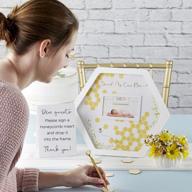 🐝 yellow one size kate aspen sweet as can bee guest book alternative логотип