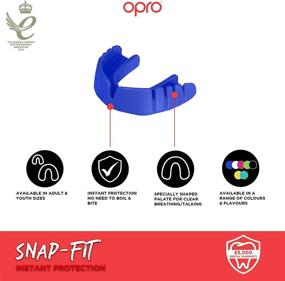 img 1 attached to OPRO Snap-Fit Mouthguard: Ultimate Protection for Ball, Combat, and Stick Sports - 18 Month Dental Warranty (Adult and Kids Sizes)