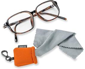 img 2 attached to 🔍 Carson Stuff-It: Premium Microfiber Cleaning Cloths for Eyeglasses, Smartphones, Tablets, Cameras, and More!